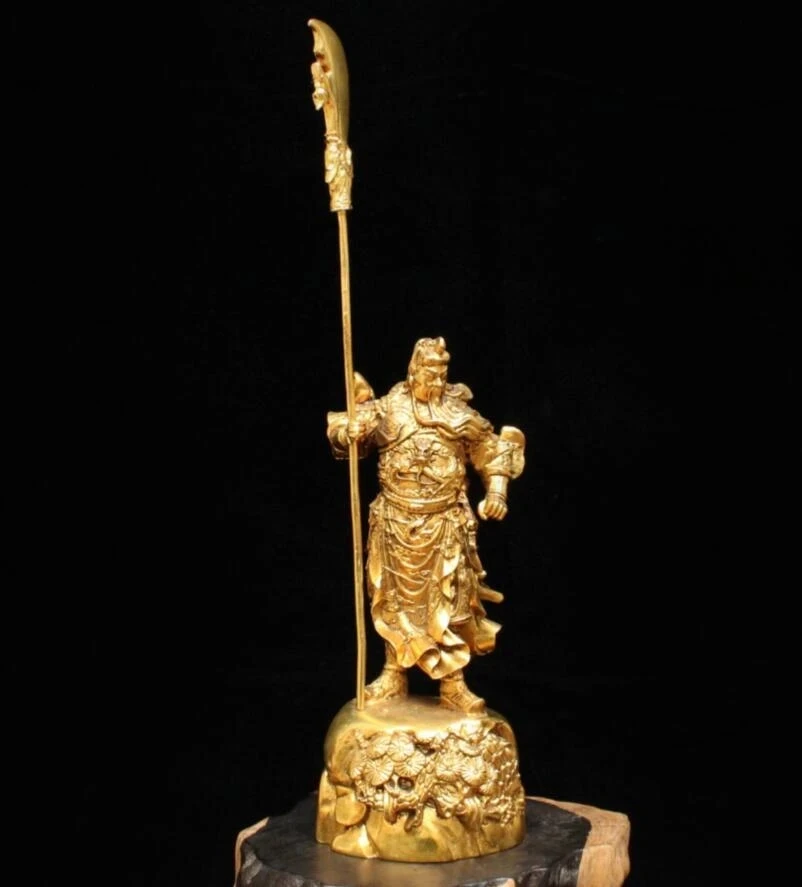 

Archaize brass Guan yu crafts statue