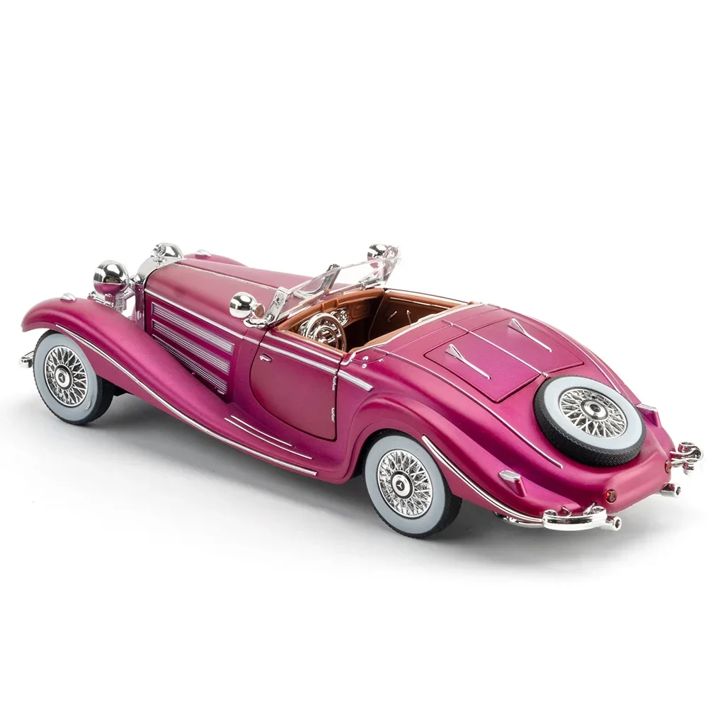 Modèle de voiture Vintage à l'échelle G1, jouets de Sport en alliage moulé sous pression avec son et lumière, véhicules rétractables, cadeaux pour enfants