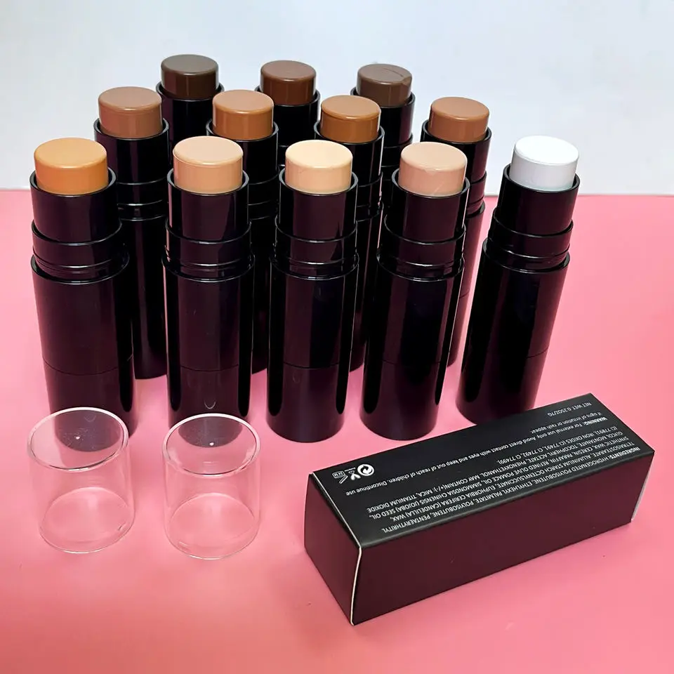 30Pcs Private Label Contour Stick แปรง Pigment กันน้ำ Matte มังสวิรัติคอนซีลเลอร์ครีมแต่งหน้า Stick ขายส่งจำนวนมาก