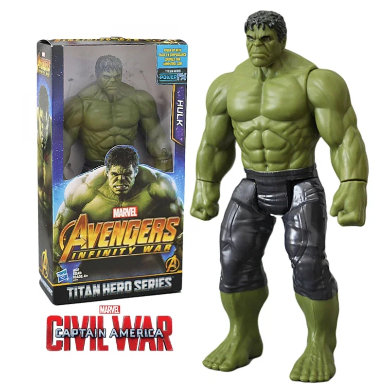 

Disney Marvel Superhero Peripheral Avengers:Infinity War Hulk Action-Figure Toy Model Furnishing Articles Boys Girls Gift