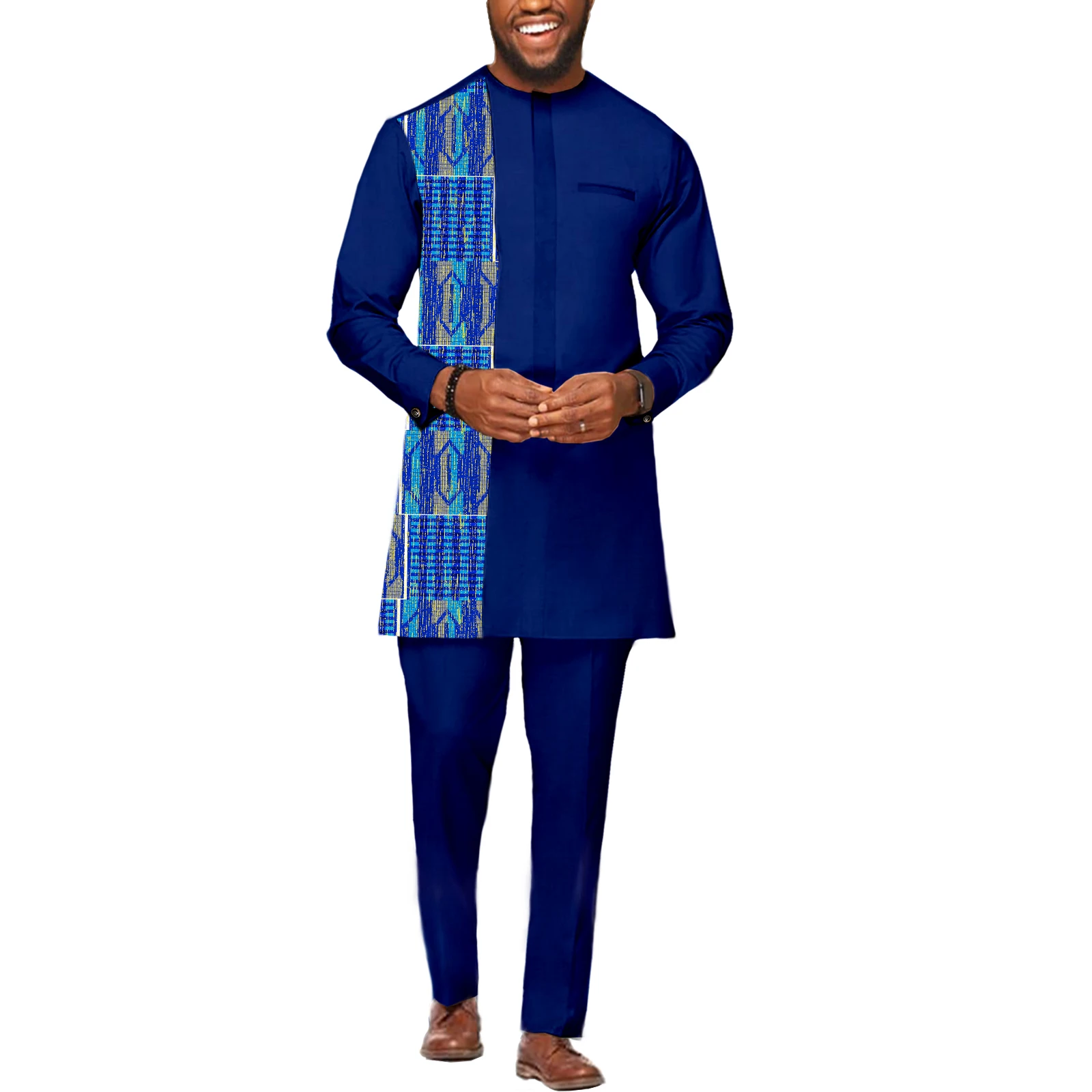 costume-africain-pour-hommes-traditionnel-dashiki-patchwork-chemise-haute-et-pantalon-tenues-2-pieces-ensemble-vetements-attrie-nigeriane
