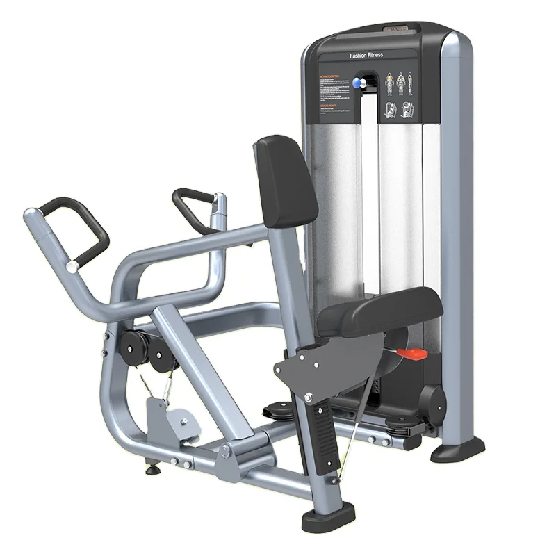 

Gym Strength Training Machine Pin Loaded Fitness Equipment Seated Row Pull Back Trainer for Exercise11