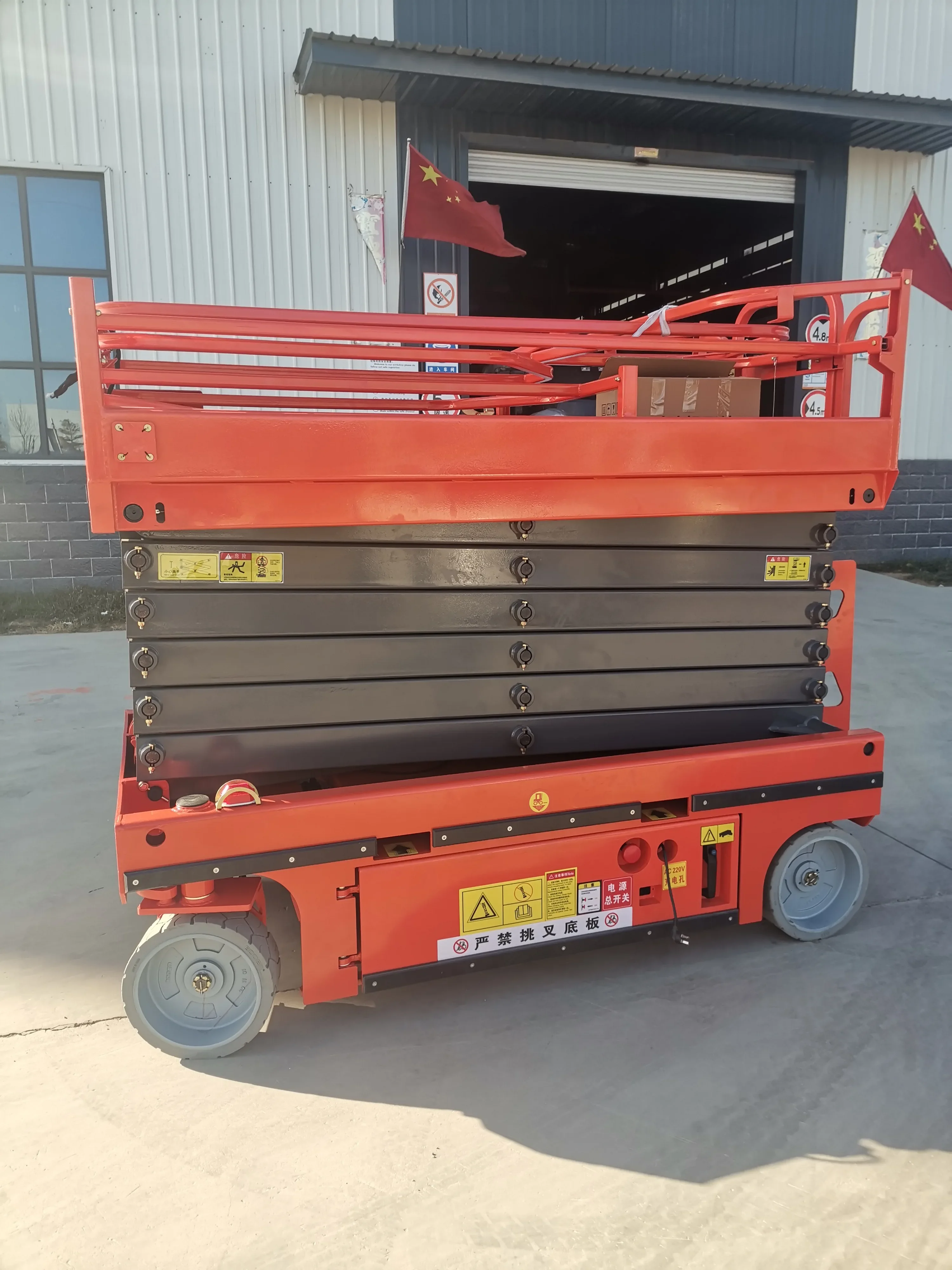 Scissor Lift Cart Hydraulic Manual Table Mobile Lift Platform