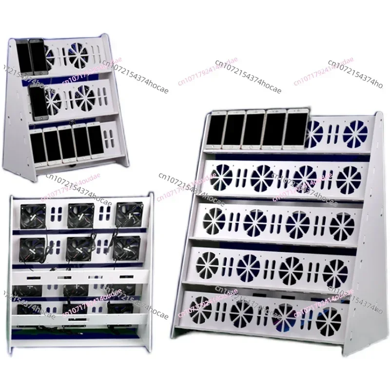 Multi Layer Mobile Phone Stand Studio Desktop Charging Storage Rack Multiple Mobile Games Group Control Live Streaming Control