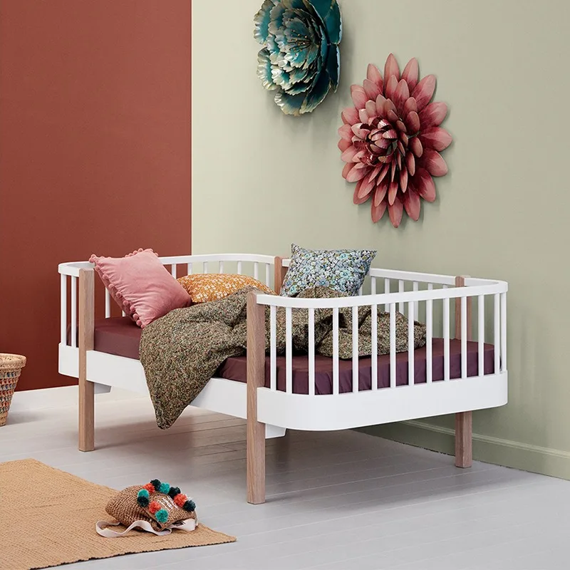 Guardrail allargato per lettino per bambini tutto in legno massello