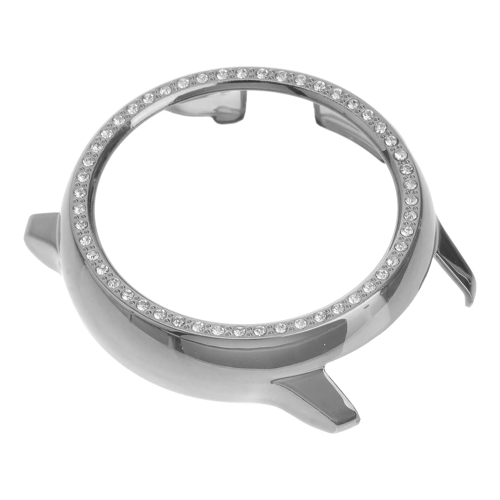 

Silver Watch Protective Case Anti-Drop Cover Durable Scratch Resistant Protective Frame Cover Compatible with