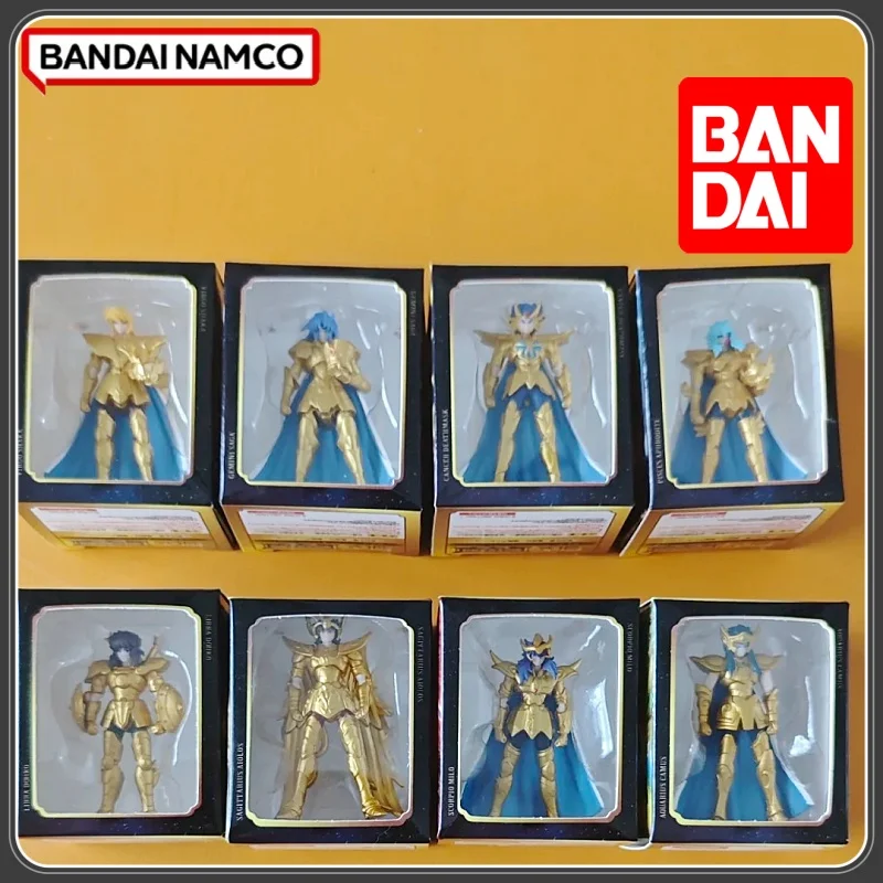 Figura Miniatura Coleccionable de Saint Seiya Gashapon de Bandai, Libra, Escorpio, Acuario, Dohko, Milo, Camus, en Caja, Vol.02