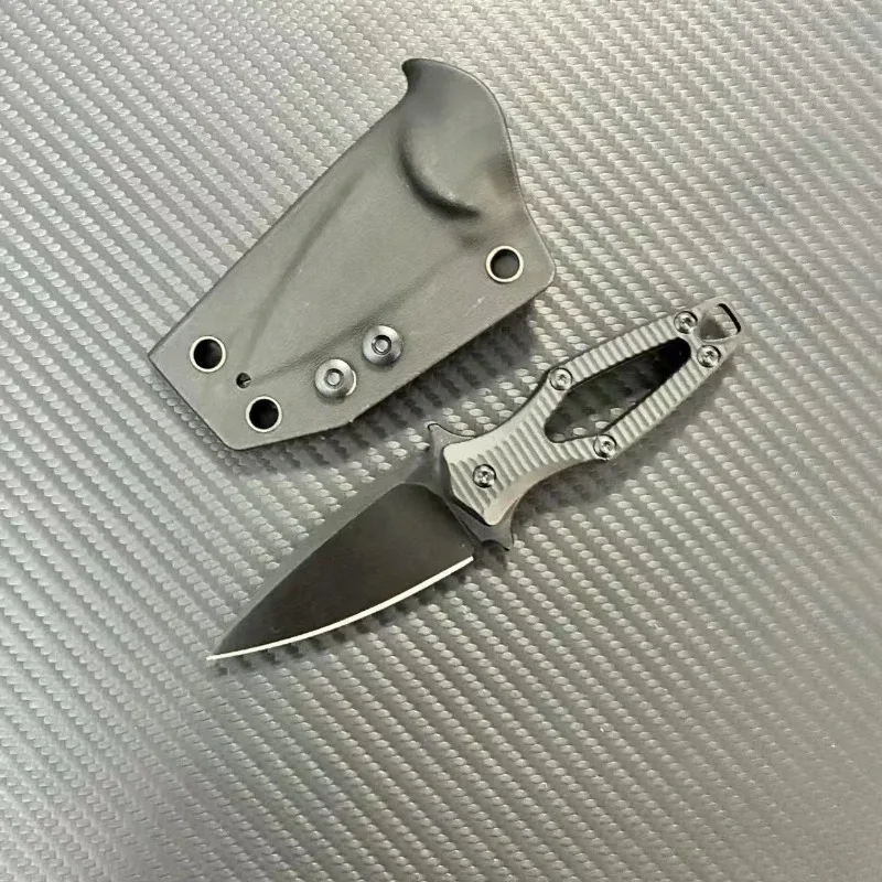 2026 New Outdoor Small Straight Knife High Hardness Stainless Steel Neck Hanging Knife Camping Survival Knife EDC Tool Fishing