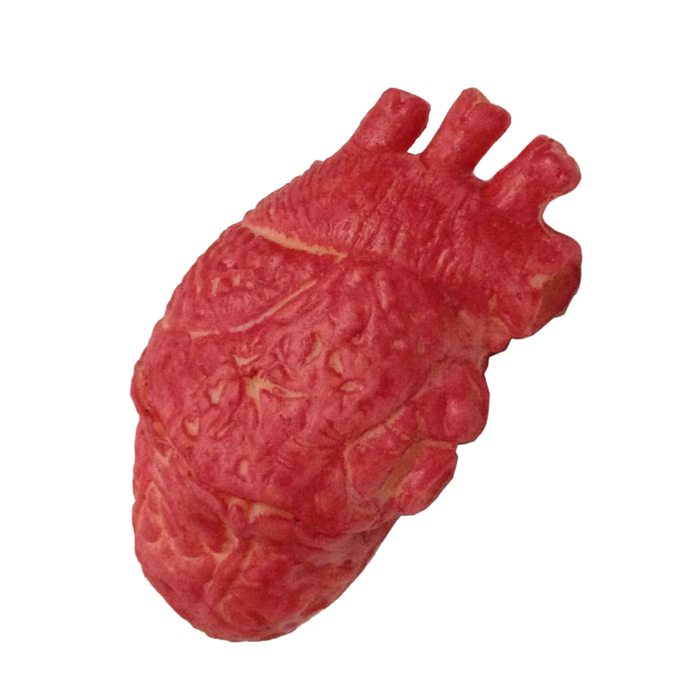 

2pcs Simulated Heart Brain Decorations Halloween Party Scary Yard Prank Horror Toy Realistic Bloody PropHaunted House Theatre