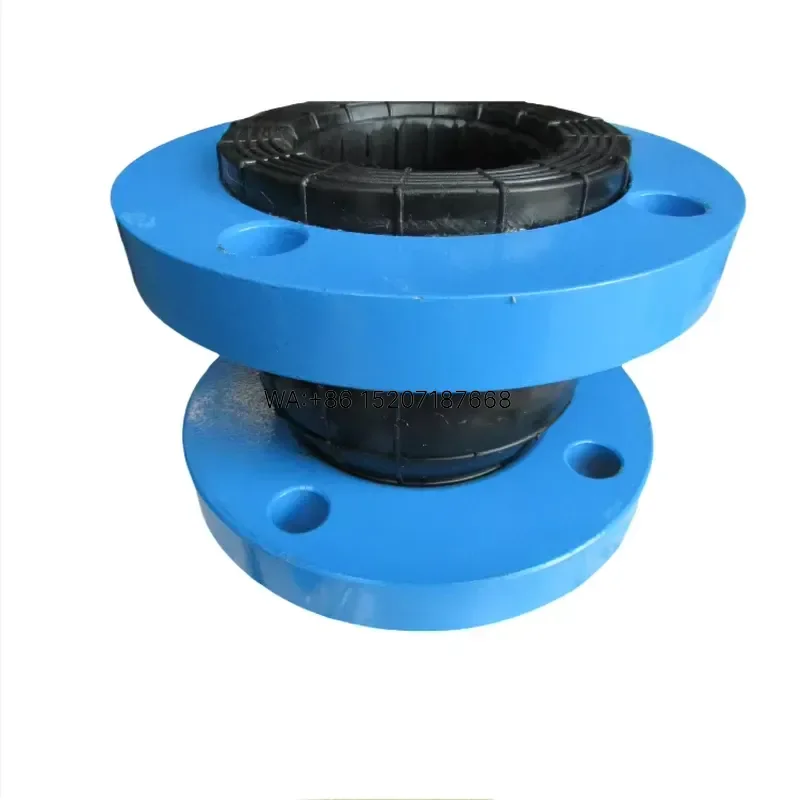 Wmwmnu Factory Direct Sales Customized DN65 Rubber Expansion Joint Compensator Connection Flanges