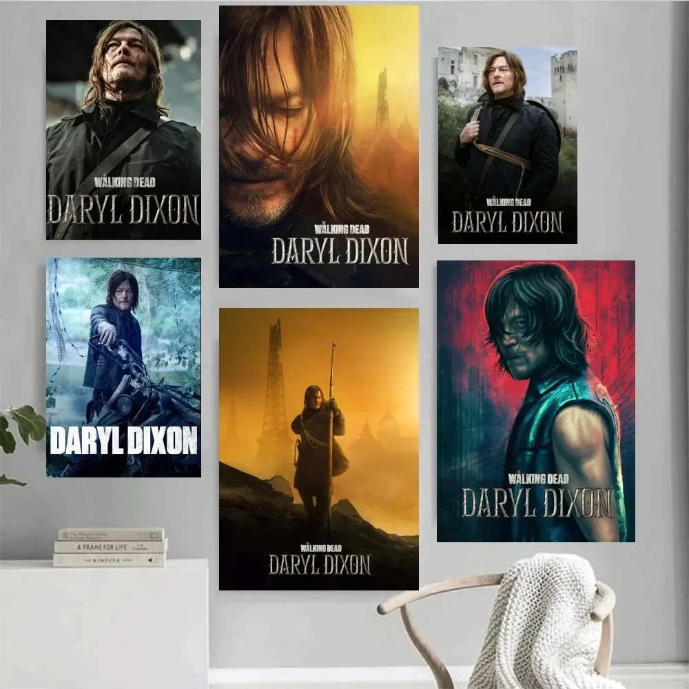 The Walking Dead Daryl Dixon Plakat Dom Biuro Ściana Sypialnia Salon Kuchnia Dekoracja Malarstwo
