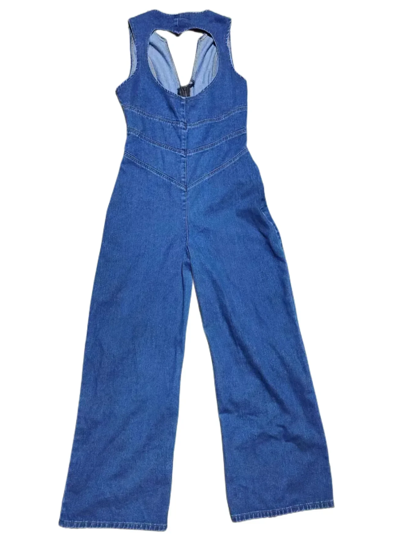 Damen jeans Frühling neue schlanke und dünne Mode Street Retro-Stil hoch taillierten Jeans overall