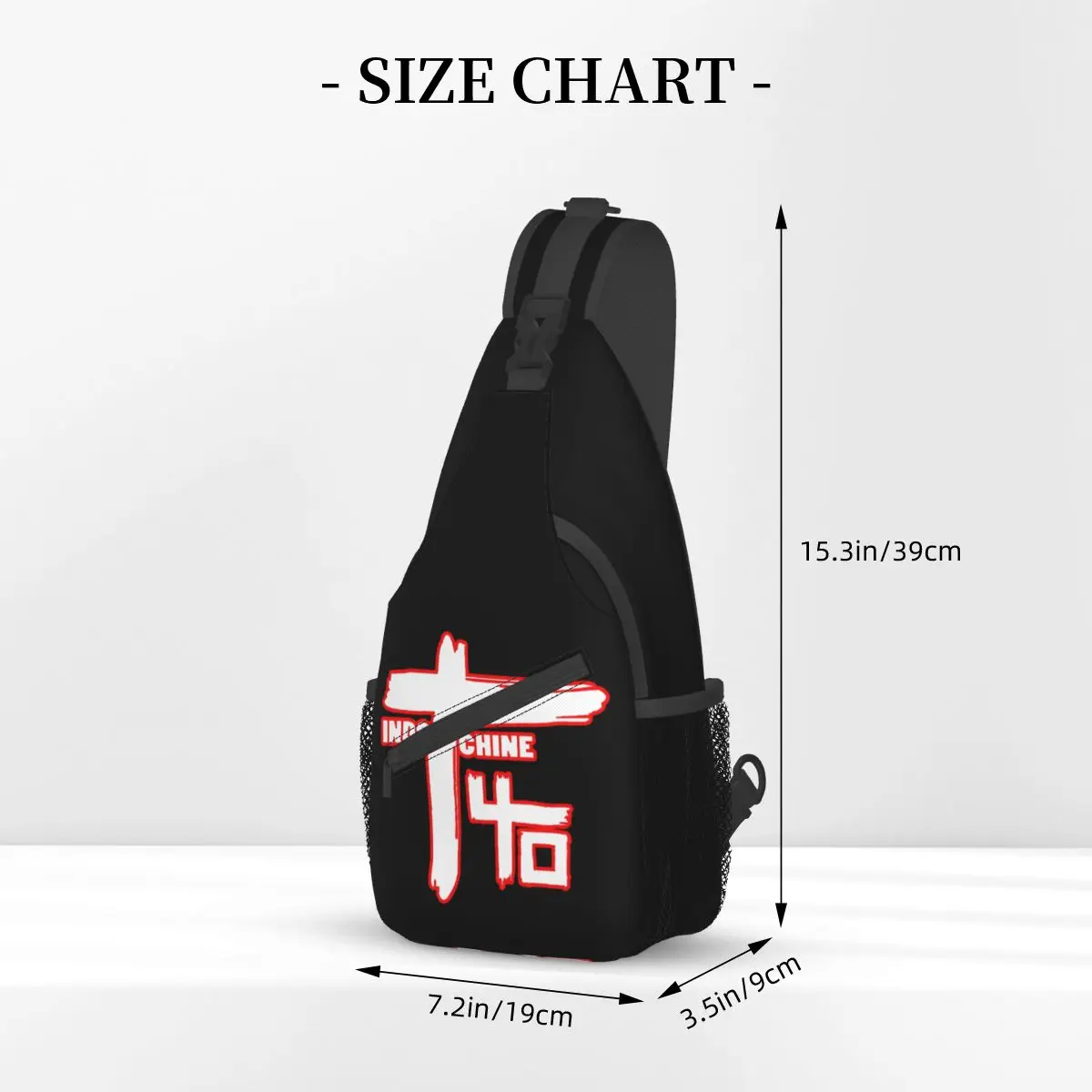 Indochine Band Sling Bags, Chest Crossbody, Initiated Backpack, Randonnée Travel Daypacks, Pattern Bag