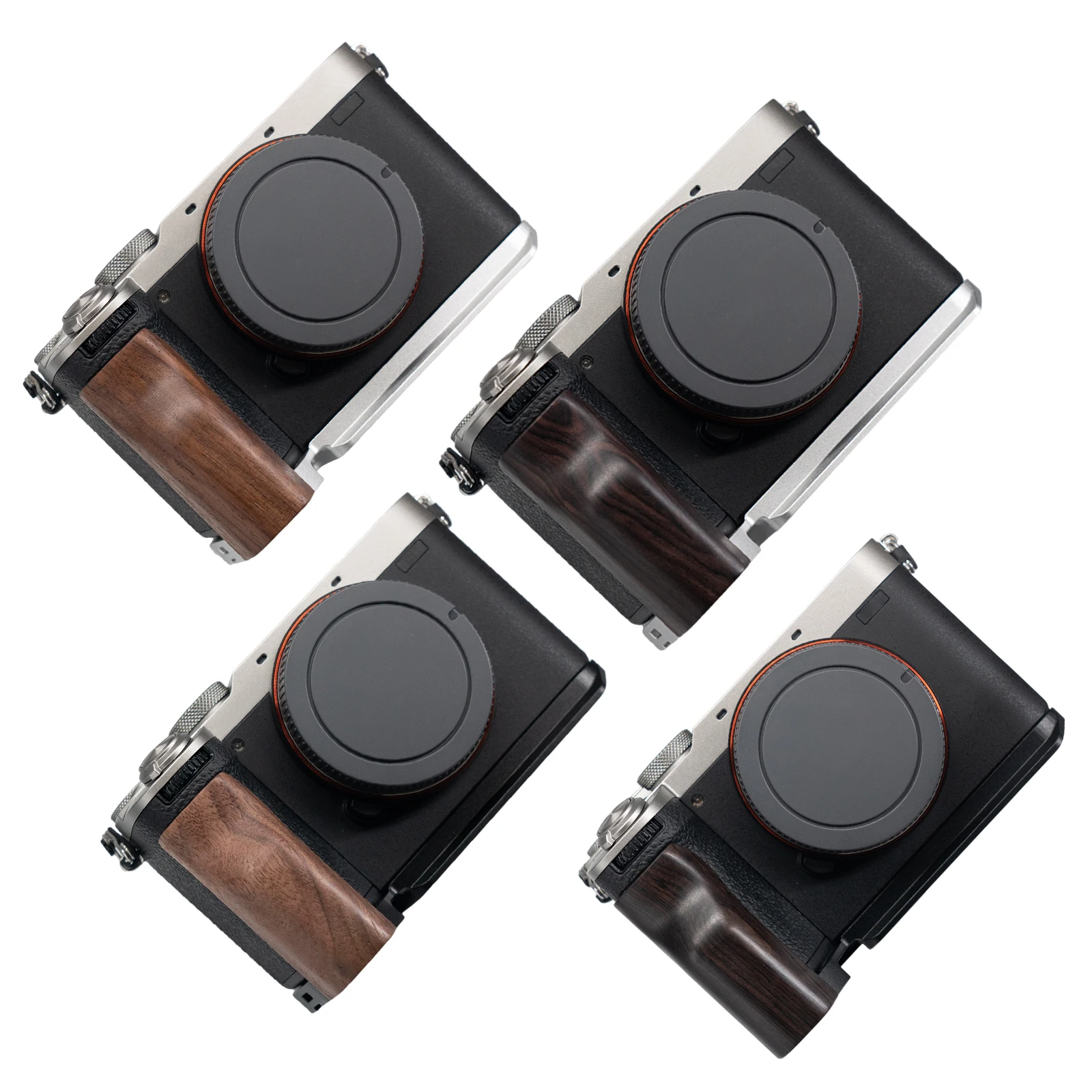 

Wood Hand Grip Holder Quick Release Plate L Bracket Base for Sony A7Cii A7CR A7C2 Camera accessories Aluminum Alloy Baseplate