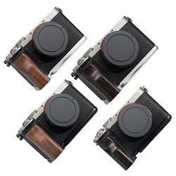 Wood Hand Grip Holder Quick Release Plate L Bracket Base for Sony A7Cii A7CR A7C2 Camera accessories Aluminum Alloy Baseplate