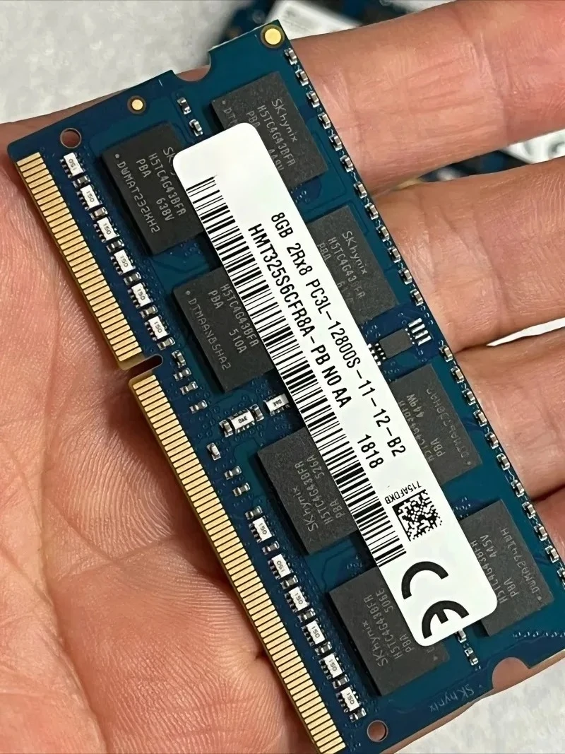 For SK Hynix 8GB DDR3L 1600MHz Notebook RAM PC3L-12800S 204Pin SO-DIMM Low Voltage 1.35V Laptop Memory Upgrade Module