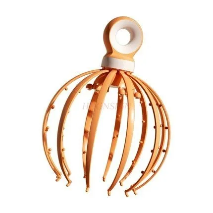 Head massager artifact eighteen claw fish head ball soul extractor pumping instrument relax scalp grab head meridian