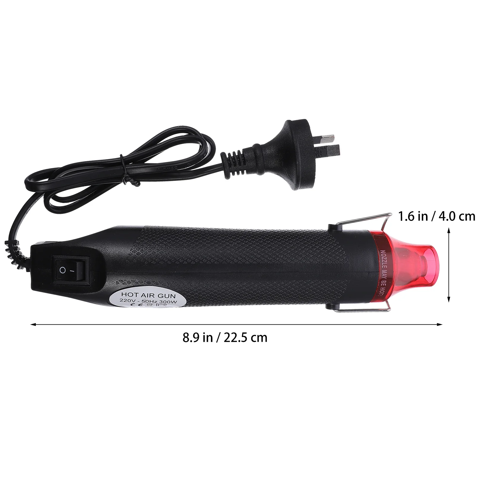 

1Set Hot Air Tool Portable Handheld Heat Device Long Cord Lightweight DIY Polymer Clay Embossing Blower Electrical Heat Tool