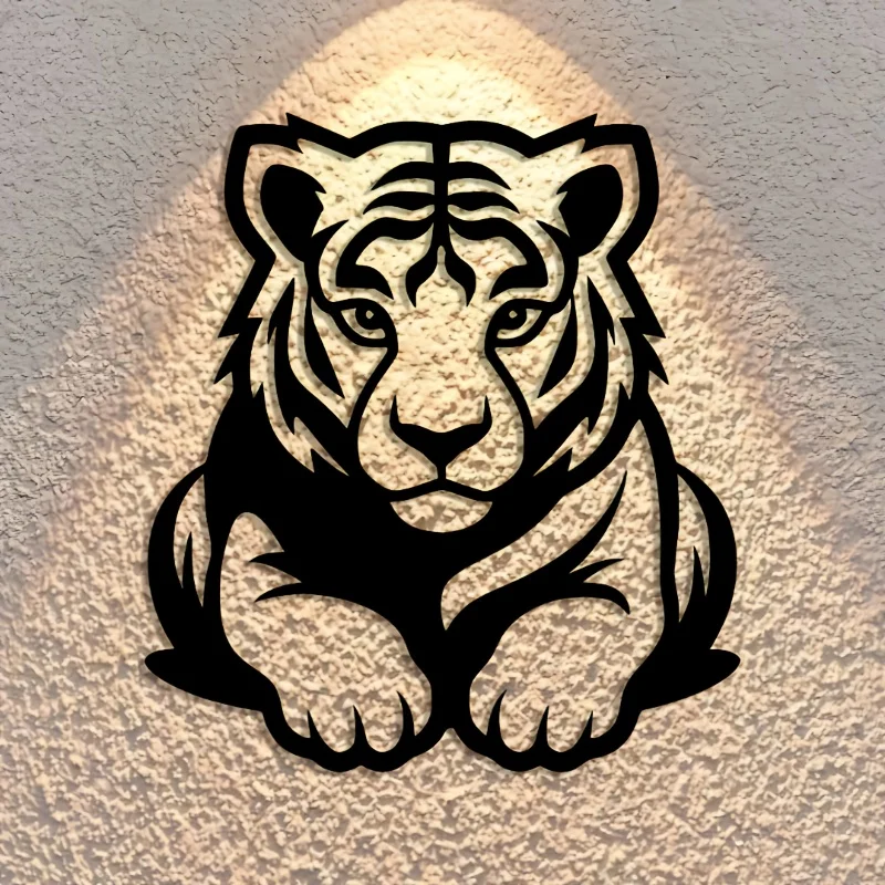 1pc Precision Manufacturing：Tiger Acrylic Sign，Elegant Design，Wall Artwork ，Crafts, signs, and wall decorations 1pc