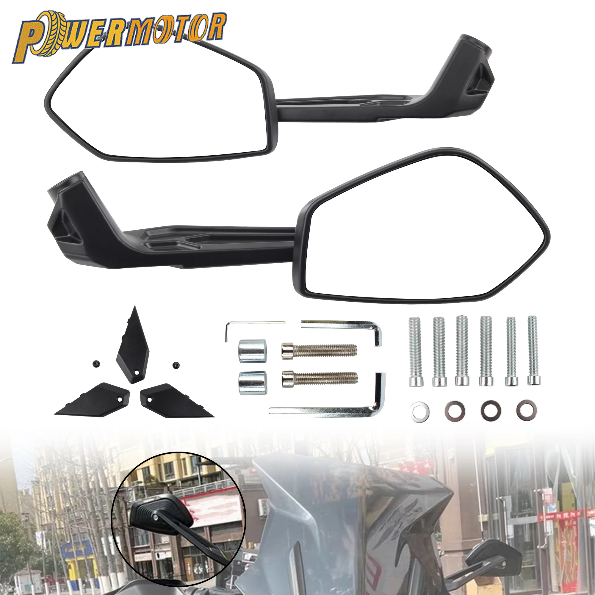 

2023 For BMW R 1250 GS F850GS R1200GS LC ADV Adventure R1250 GS Motorcycle Rearview Mirror DirtBike Side Rear View Mirror Parts