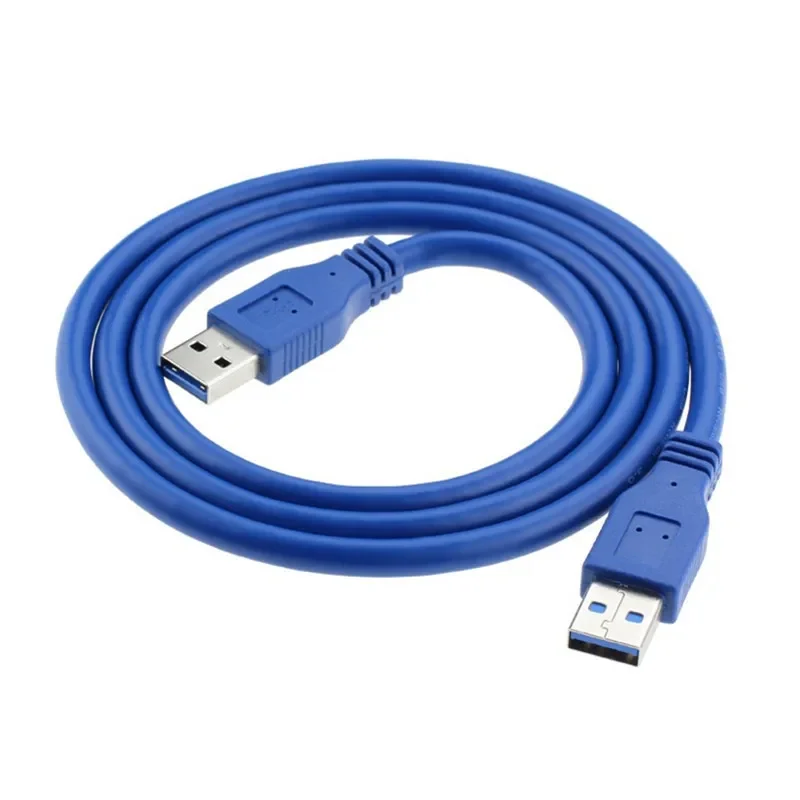 USB 3.0 padrão um tipo macho para macho cabo, extensão adaptador, cabo conector, 1m