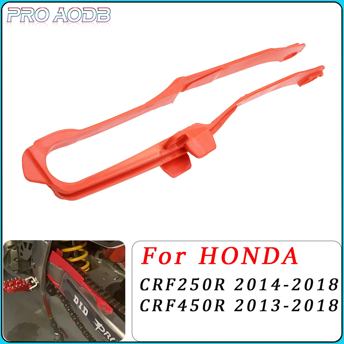 For Honda Honda CRF250R CRF450R CRF 250R 450R  2013-2017 2018 Motorcycle Swingarm Chain Slider Guide Guard Enduro Dirt Pit Bike