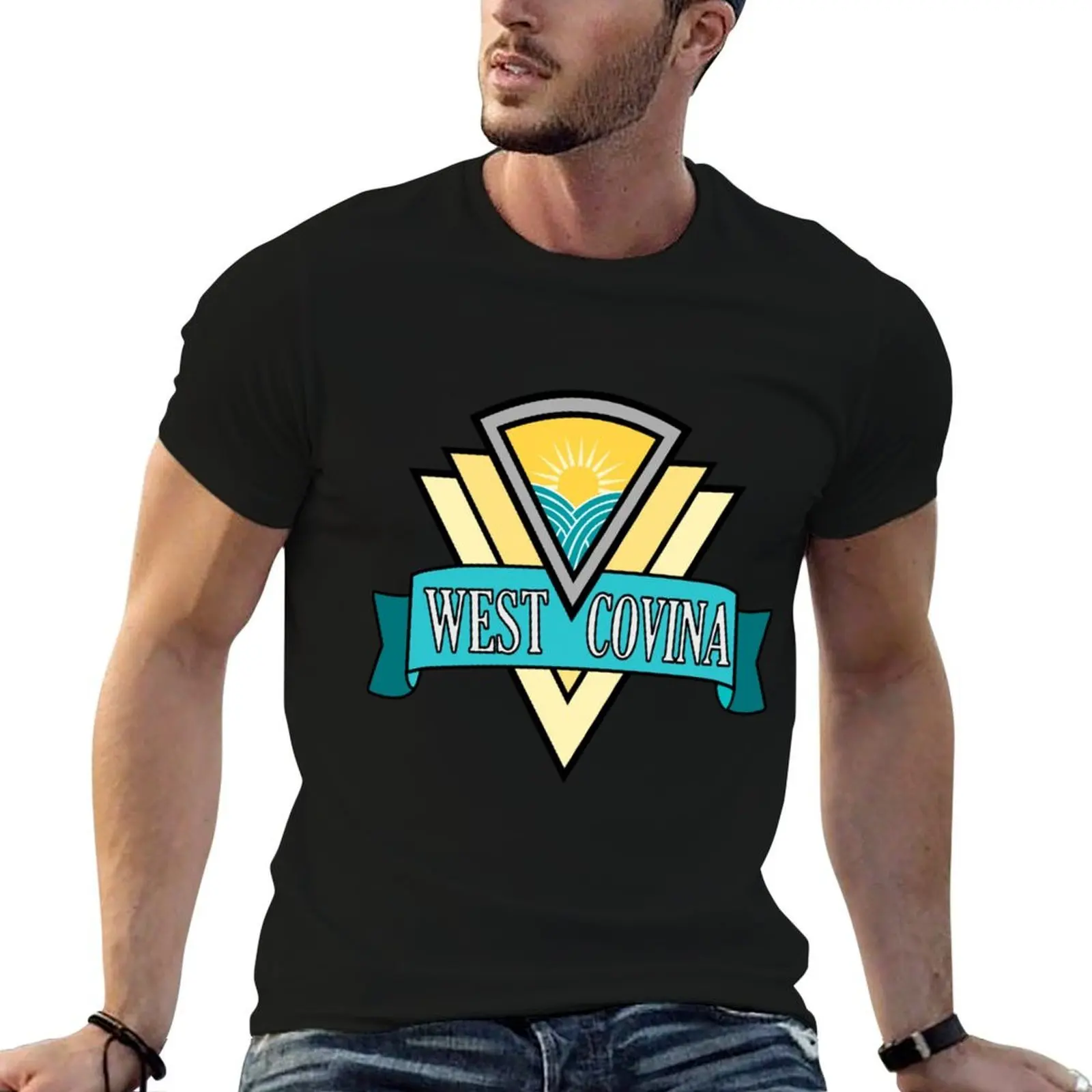 west covina T-Shirt oversized customs design your own men graphic t shirts