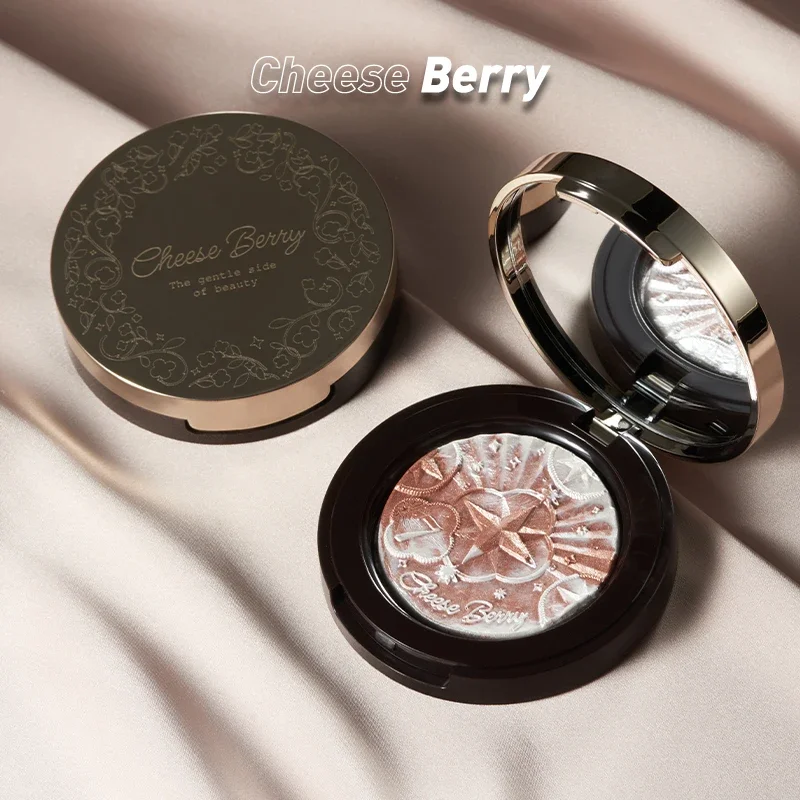 

CheeseBerry Lucky Coin Embossed High gloss Powder Waterproof Sweatproof Naturally Three-Dimensional Makeup Rare Beauty Cosmetics