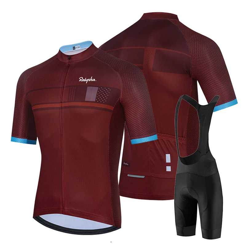 

new summer Cycling Jersey men Ralvpha Cycling Clothing MTB Bike Clothes Uniform Maillot Ropa Ciclismo Man Cycling Bicycle Suit