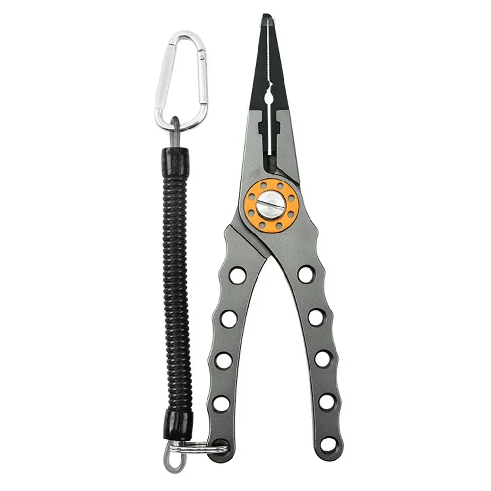 

Made Of Aviation Aluminum Body Aluminum Fishing Pliers Fishing Pliers Scissors Braid Line Cutter Saltwater Small Bag