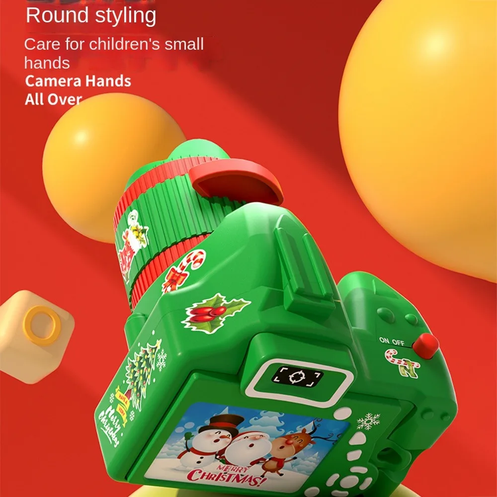 Abs câmera de projeção de natal educação precoce brinquedo padrão dos desenhos animados projetor luz noturna quebra-cabeça brinquedo desenvolvimento