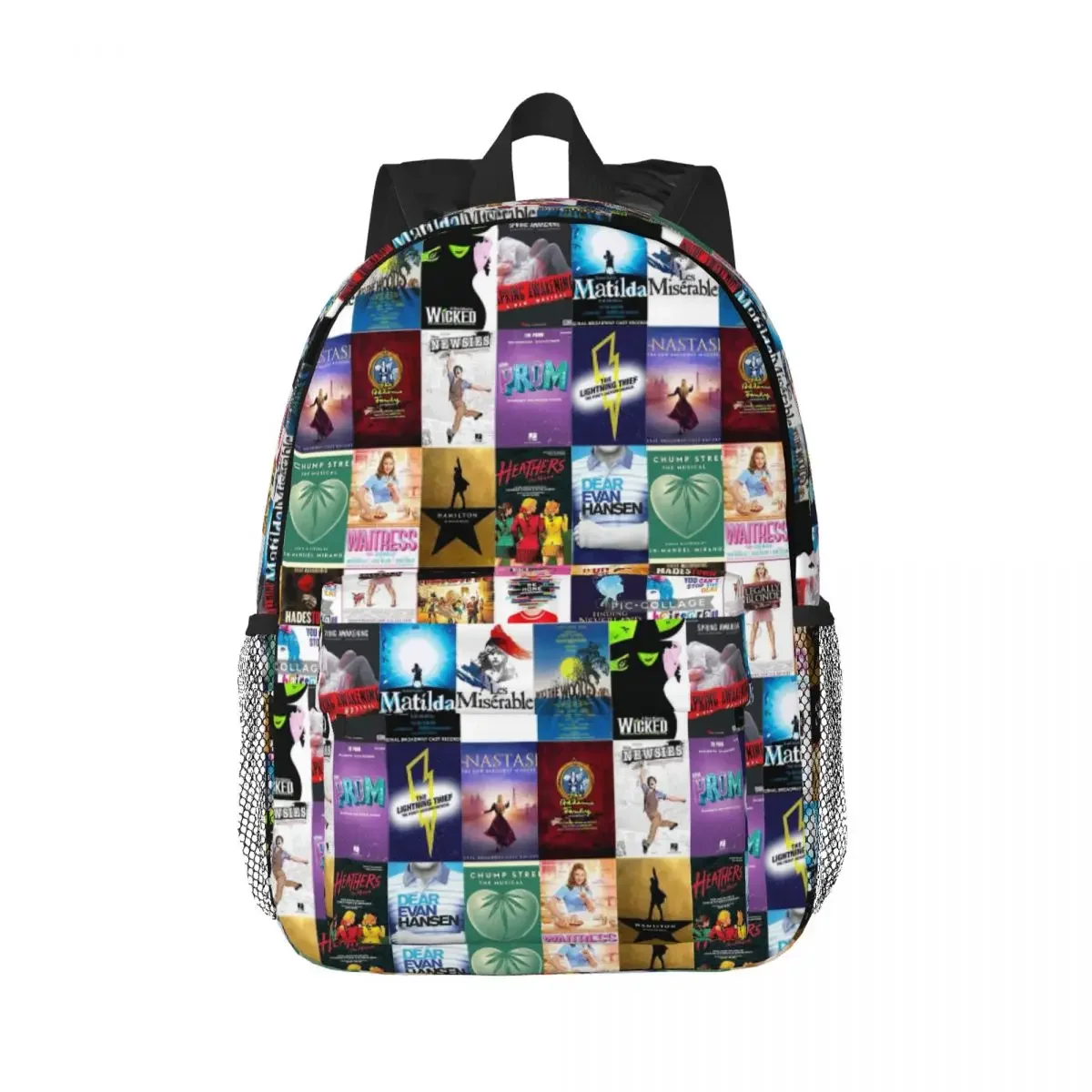 

Musicals Collage Iv Musical Play Backpack Hot Sale Daypack Boys Girls BookBag Shoulder Bags for Men Women Kids School Bag