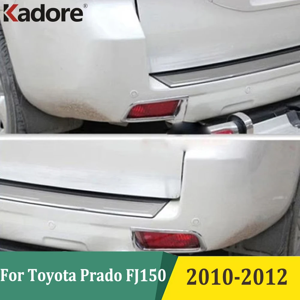 

For Toyota Prado FJ150 FJ 150 2010 2011 2012 ABS Chrome Rear Fog Light Foglamp Cover Trims Exterior Car Styling Accessories