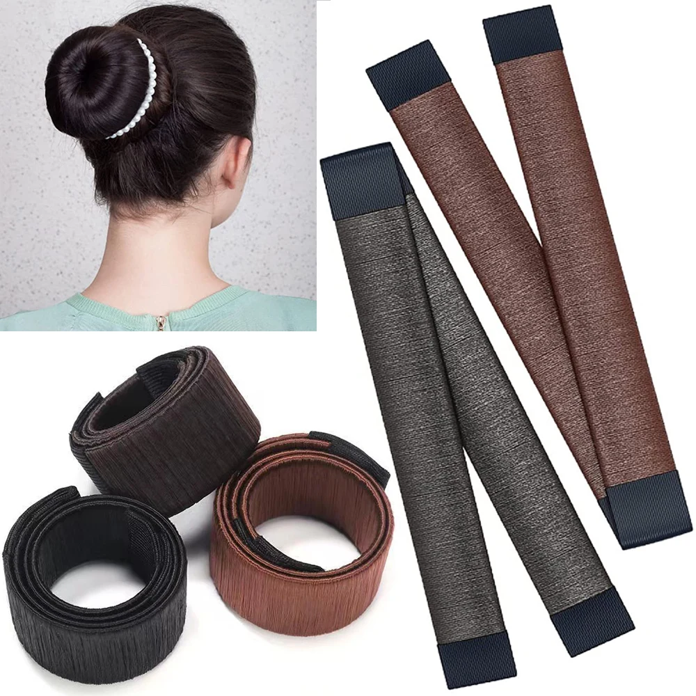 

1PC Magic Hair Bun Maker Braider Synthetic Wig Hair Donut Women French Twist DIY Hairbands Bun Maker Tools Hair Accessories