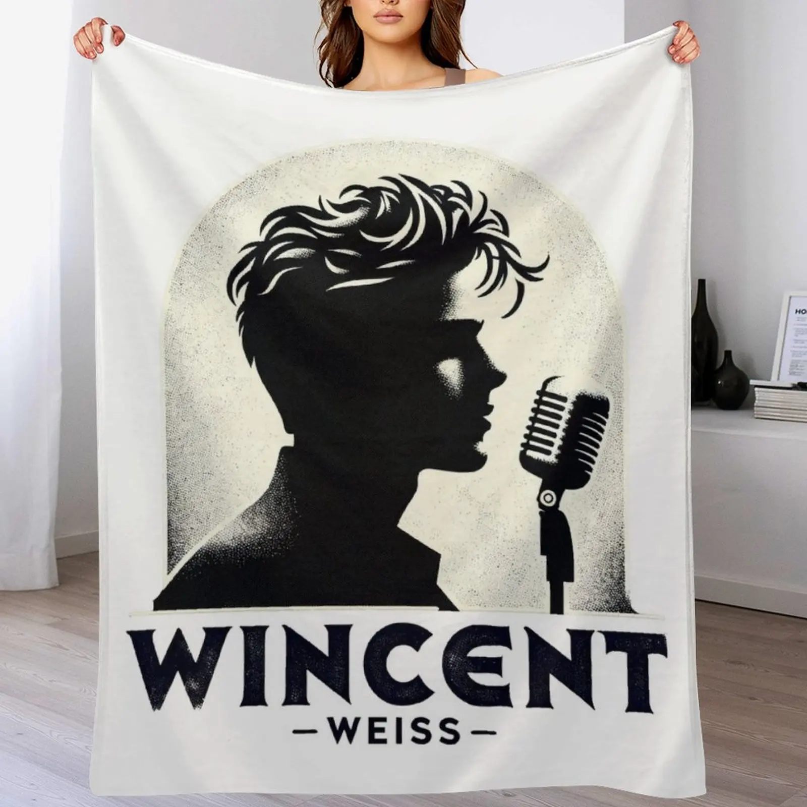 Wincent Weiss Retro Style Throw Blanket Men's Soft Warm Throw Blanket for Couch