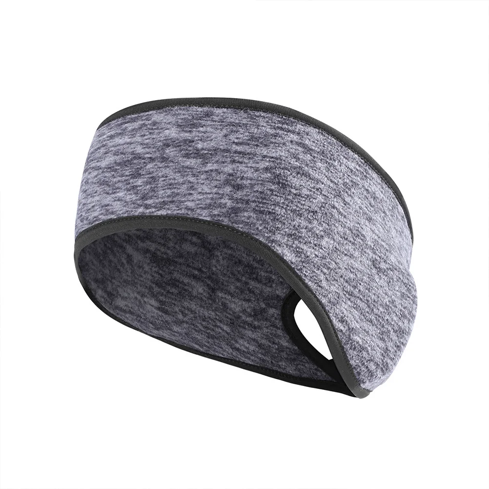

Ear Warmer Headband Winter Knit Headwrap With Ponytail Hole For Outdoor Sports Hiking Skiing Hunting Cycling Fishing
