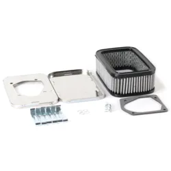 SherryBerg New 1 x Fajs CHROME for Carburetor Carburettor Carburador Throtle Body AIR FILTER 65mm Height  2