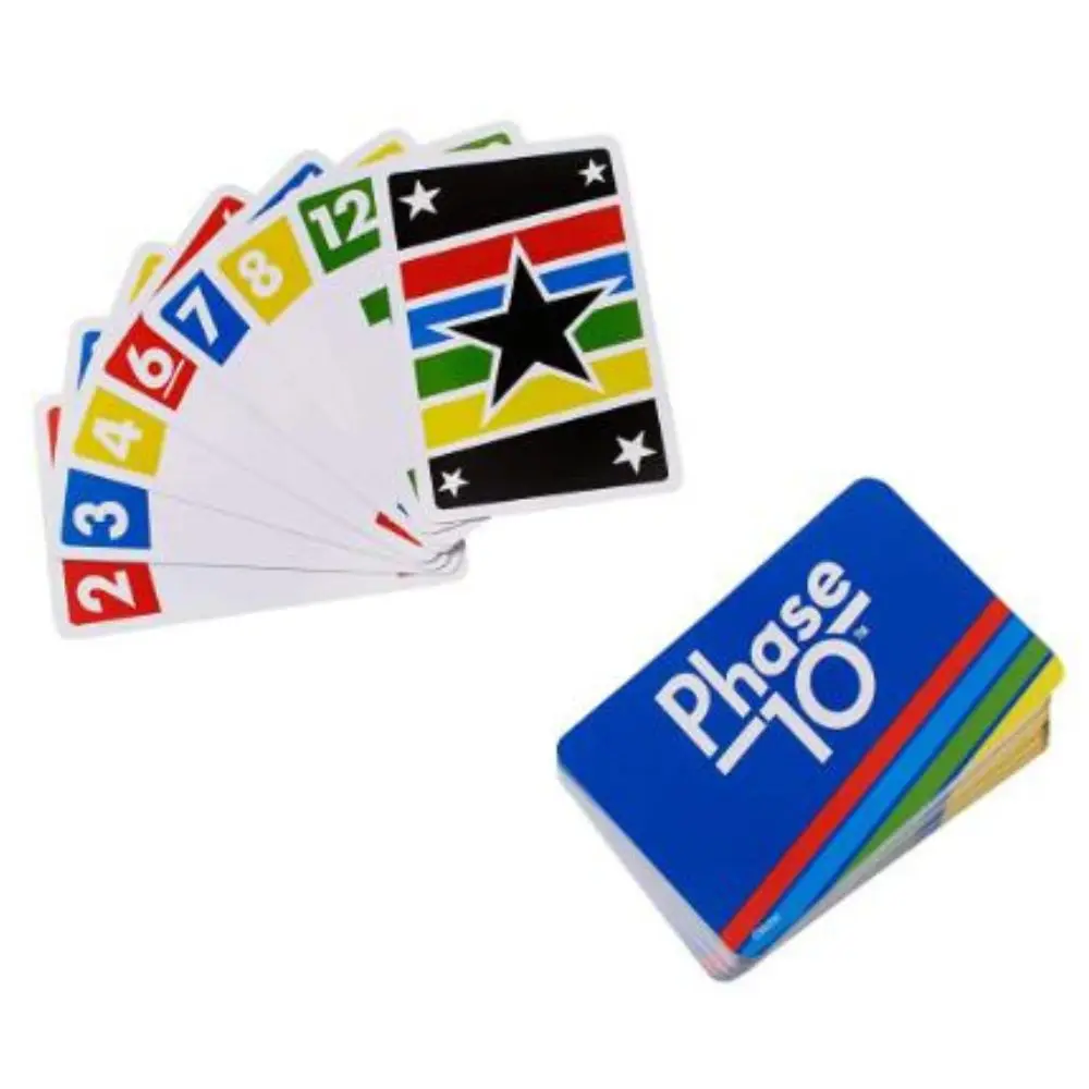 HOT UNO Phase 10 Card Games Family Funny Entertainment Board Game Poker Kids Toys Playing Cards