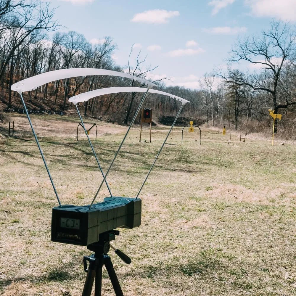 US Shipping Ballistic Precision Chronograph with Sun Screen Large LCD Display FPS MPS Readings for Shooting Range