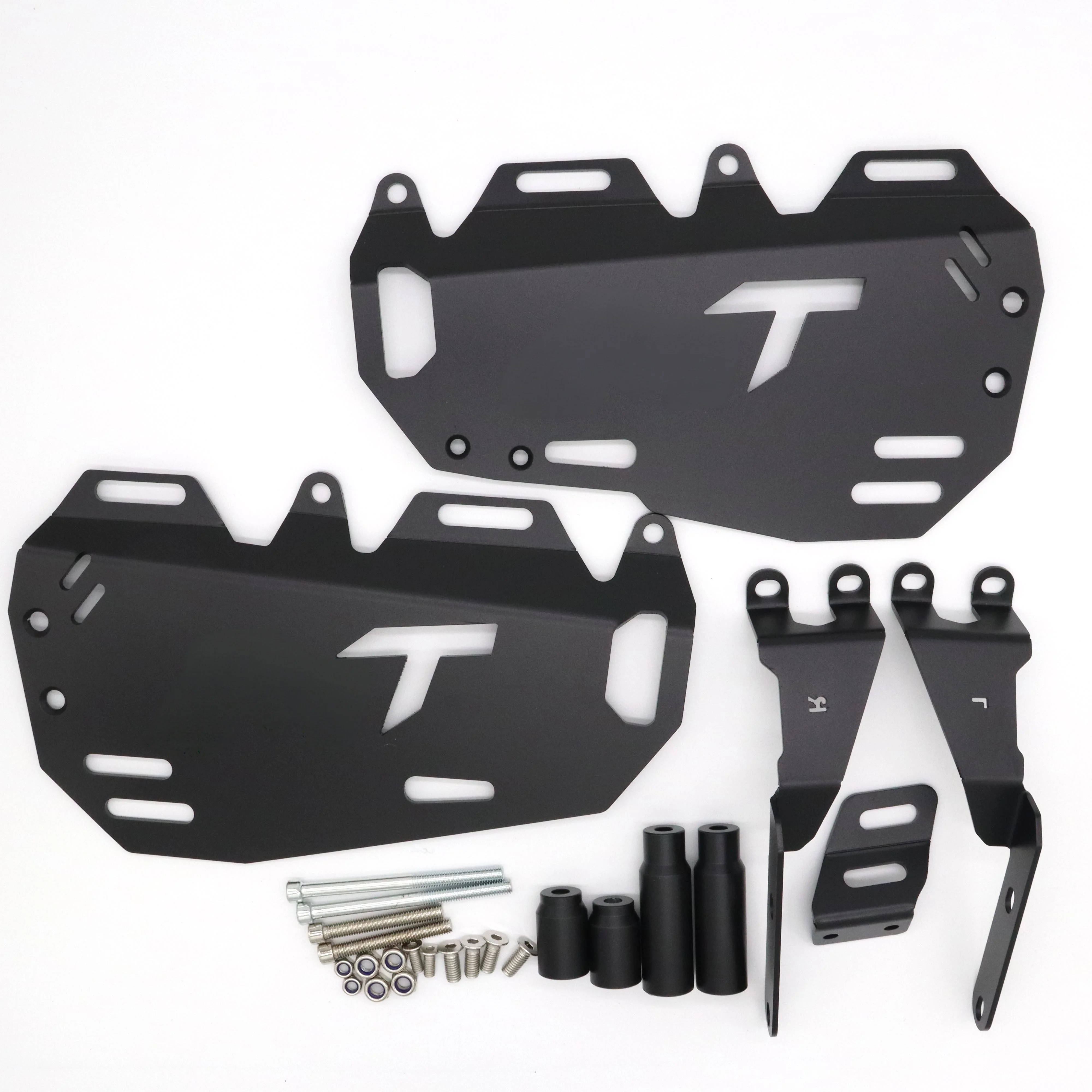 Aluminum Side Rack Tactical Mount Plate Saddlebag Bracket Accessories for CF Moto 450MT Motorcycle Modification