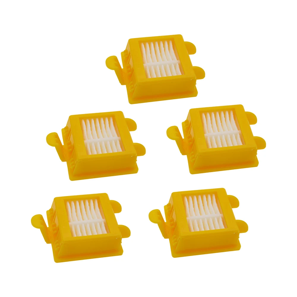5 Pcs/Batch Vacuum Cleaner Parts Hepa Filter Replacement Tool Kit for iRobot Roomba 760 770 780 790 Robotic VCX28 T15 0.5