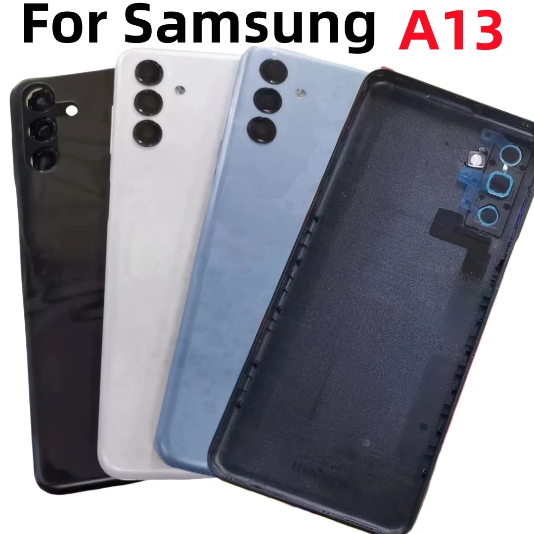 

Back Cover Glass Replacement For Samsung Galaxy A13 4G/5G SM-A136DS A135F Phone Battery Back Cover case Rear Door Housing Case