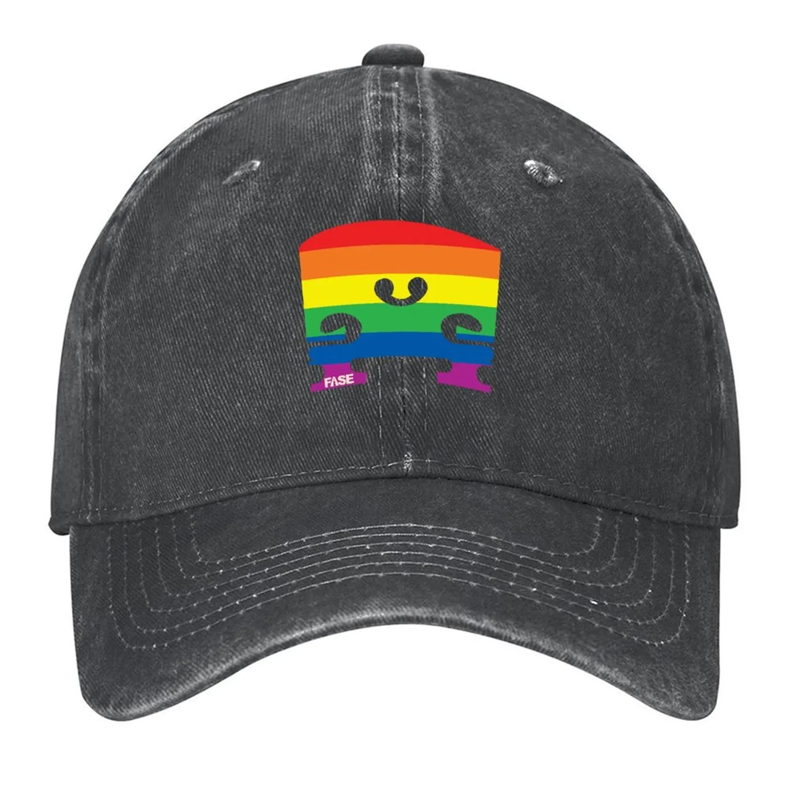 

Violin & Viola Pride Rainbow Bridge Baseball Cap dad hat Icon Snap Back Hat Vintage Hats Man Women's