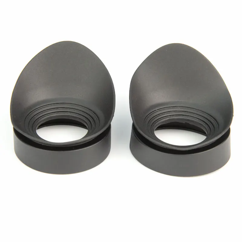 2 PCS 40mm Dia. Rubber Eyepiece Eye Shield Eye Guards Binoculars Microscope Eye Cups