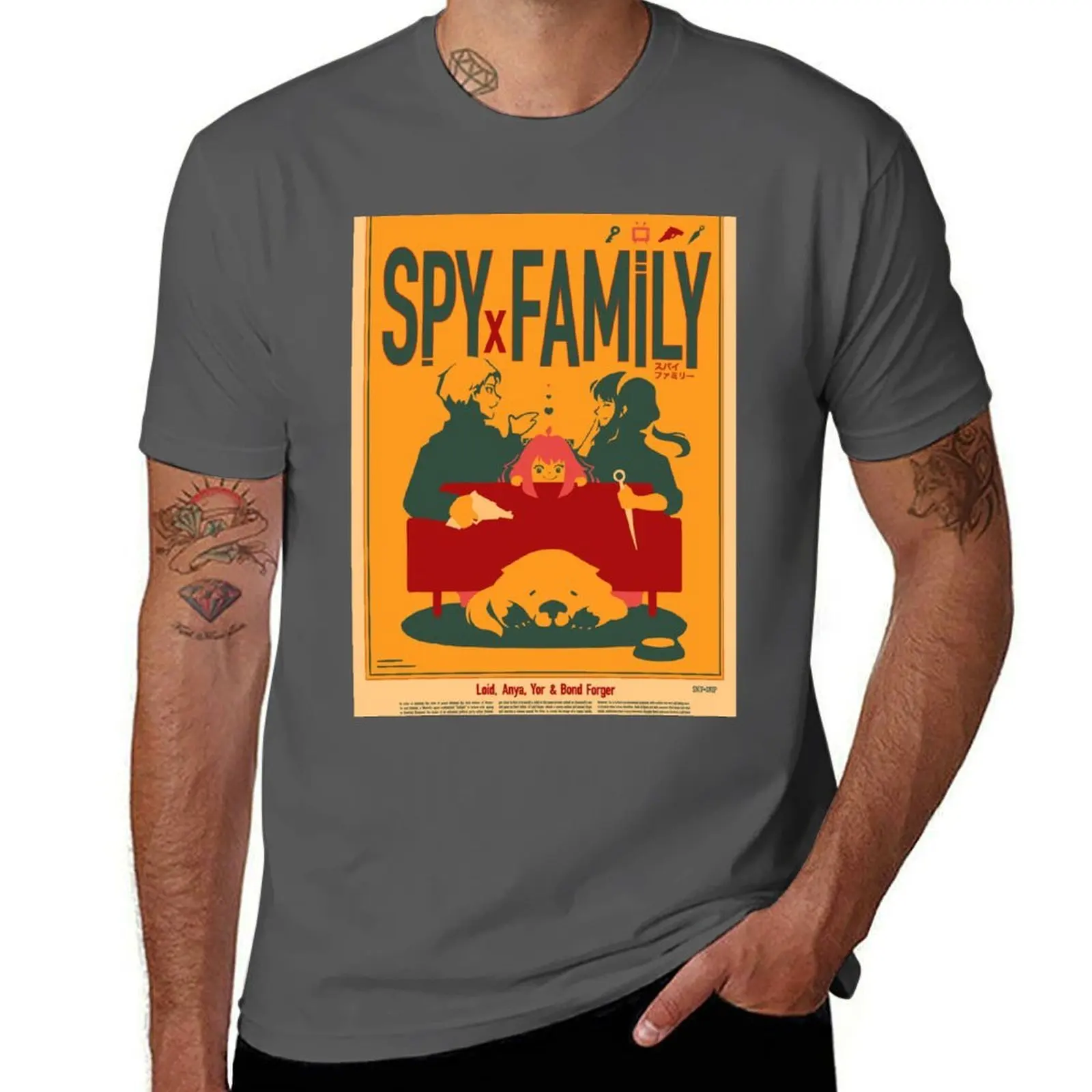 

SPYxFAMILY T-Shirt Anti-Wrinkle Short Sleeve T-Shirt