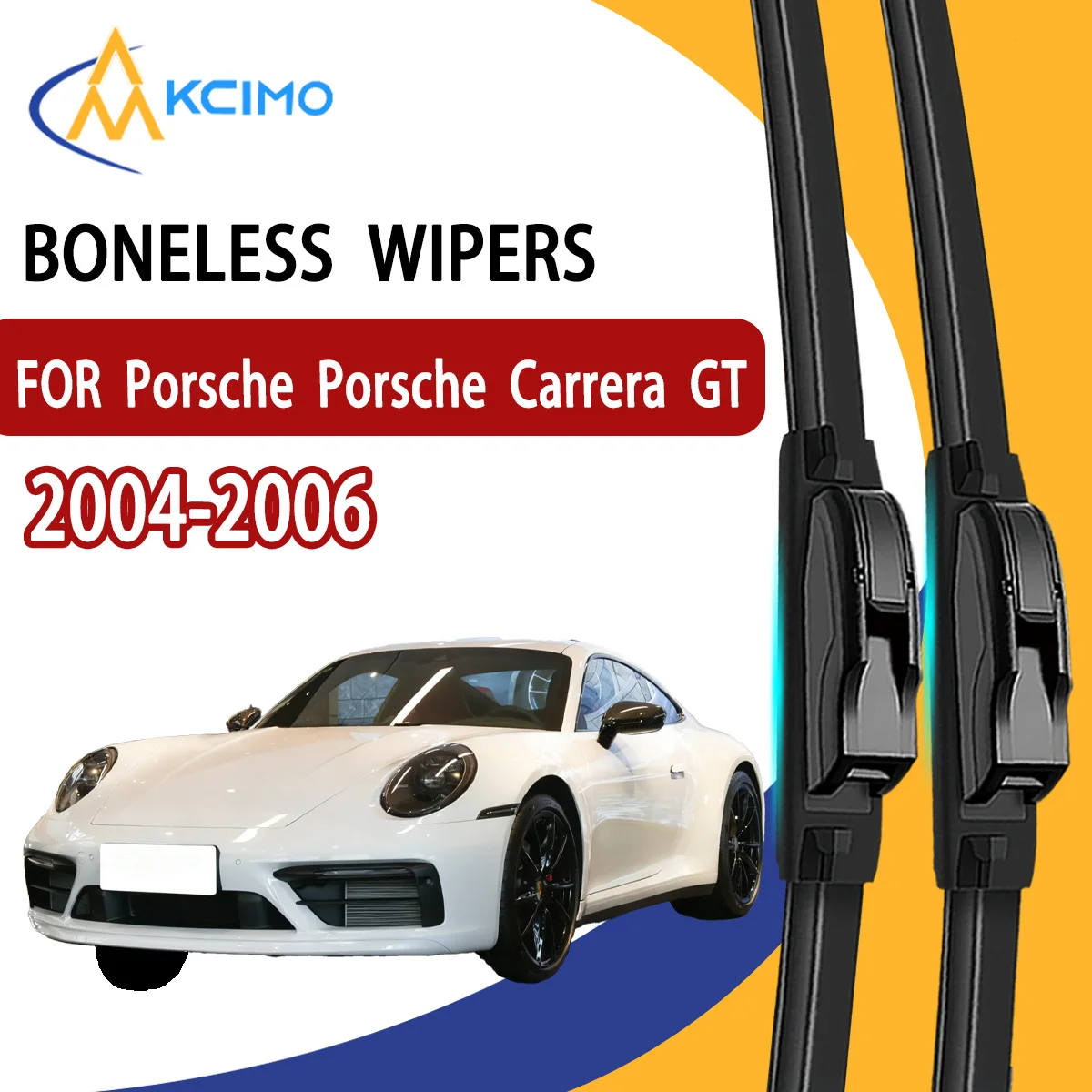 

2Pcs Front Windshield Wiper Blades For Porsche Porsche Carrera GT 2004-2006 Windscreen Window Car Accessories