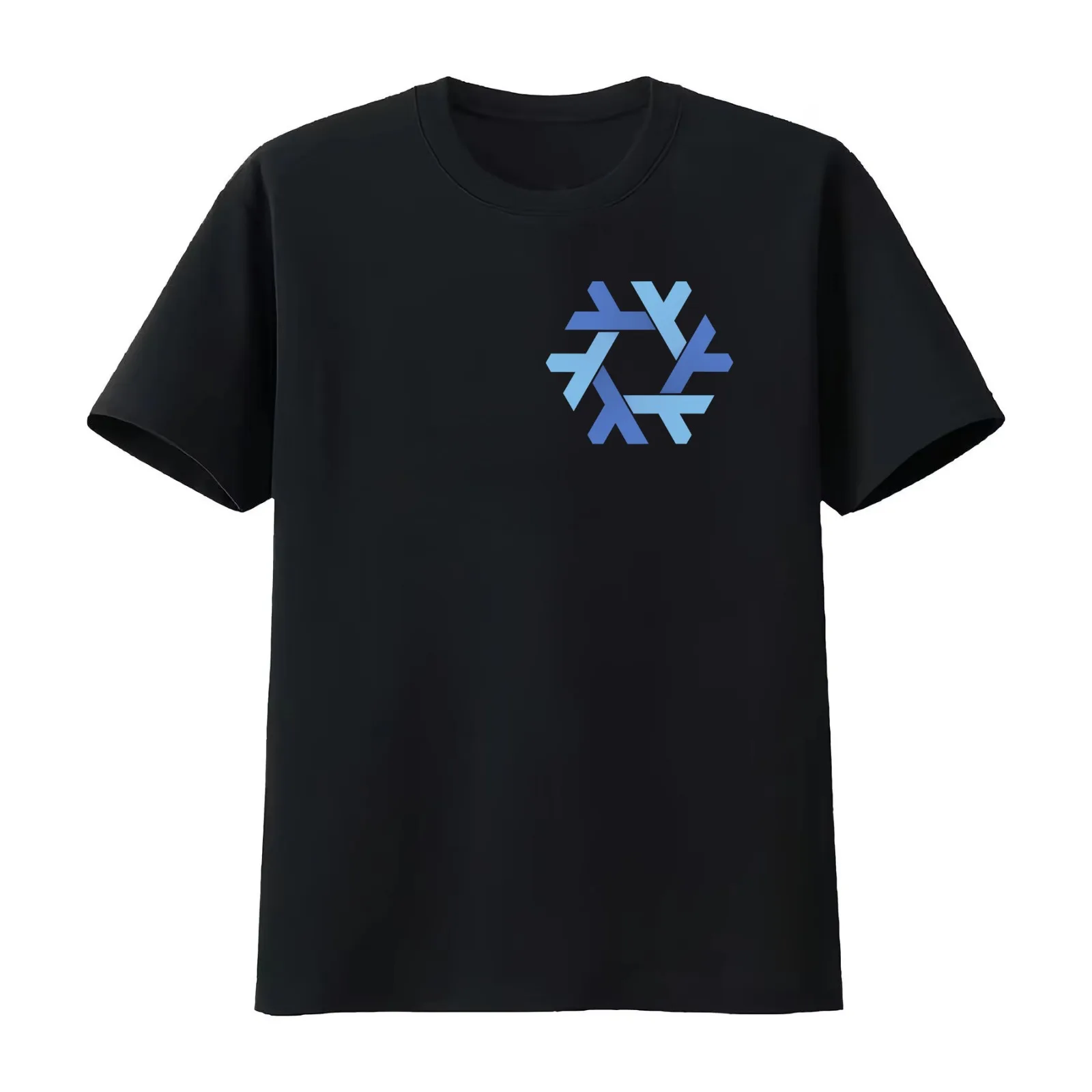 Nix ( NixOs) Classic snowflake T-Shirt Summer Casual Cotton Tee Oversized Streetwear Tops Vintage Graphic Print 100% Cotton