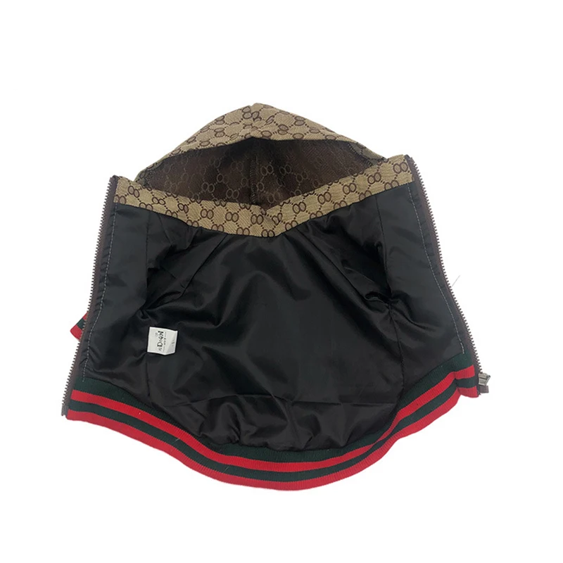 الخريف الشتاء سترة الحيوانات الأليفة هريرة الملابس جرو معطف البلدغ فصيل كورجي شيبا الكلب سترة واقية الموضة مصمم الملابس الفاخرة الكلب