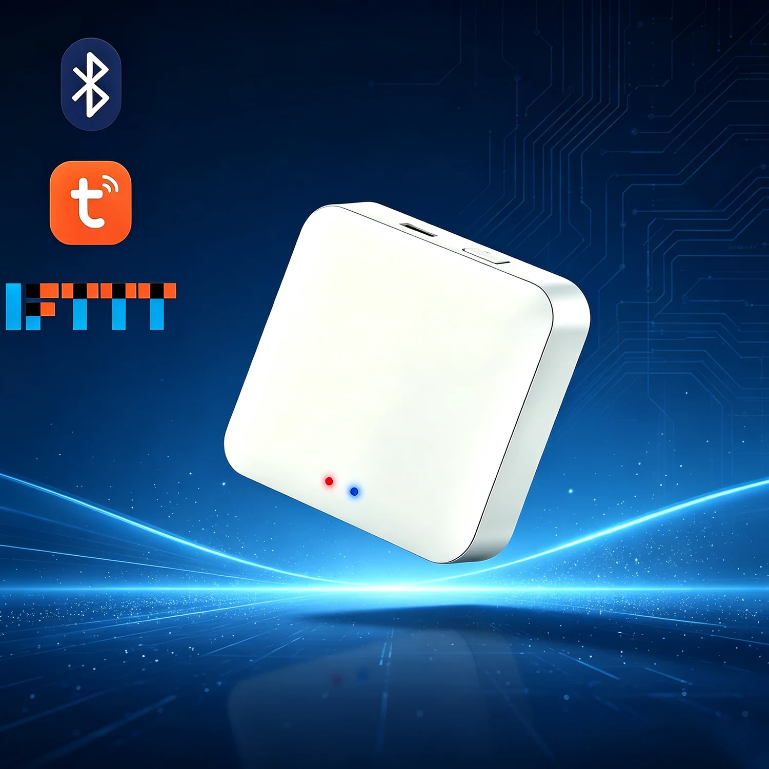 2027 Tuya ZigBee Multi-mode Gateway Hub Smart Home WiFi Bridge Bluetooth Mesh Smart Life Remote Control Works With Google Alice