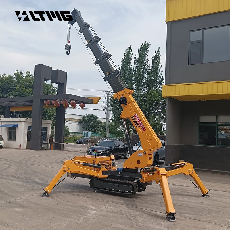 LTMG Spider Crane 3ton 5 Tons 8t آلات رفع الديزل الكهربائية Spider Crawler للبيع #6